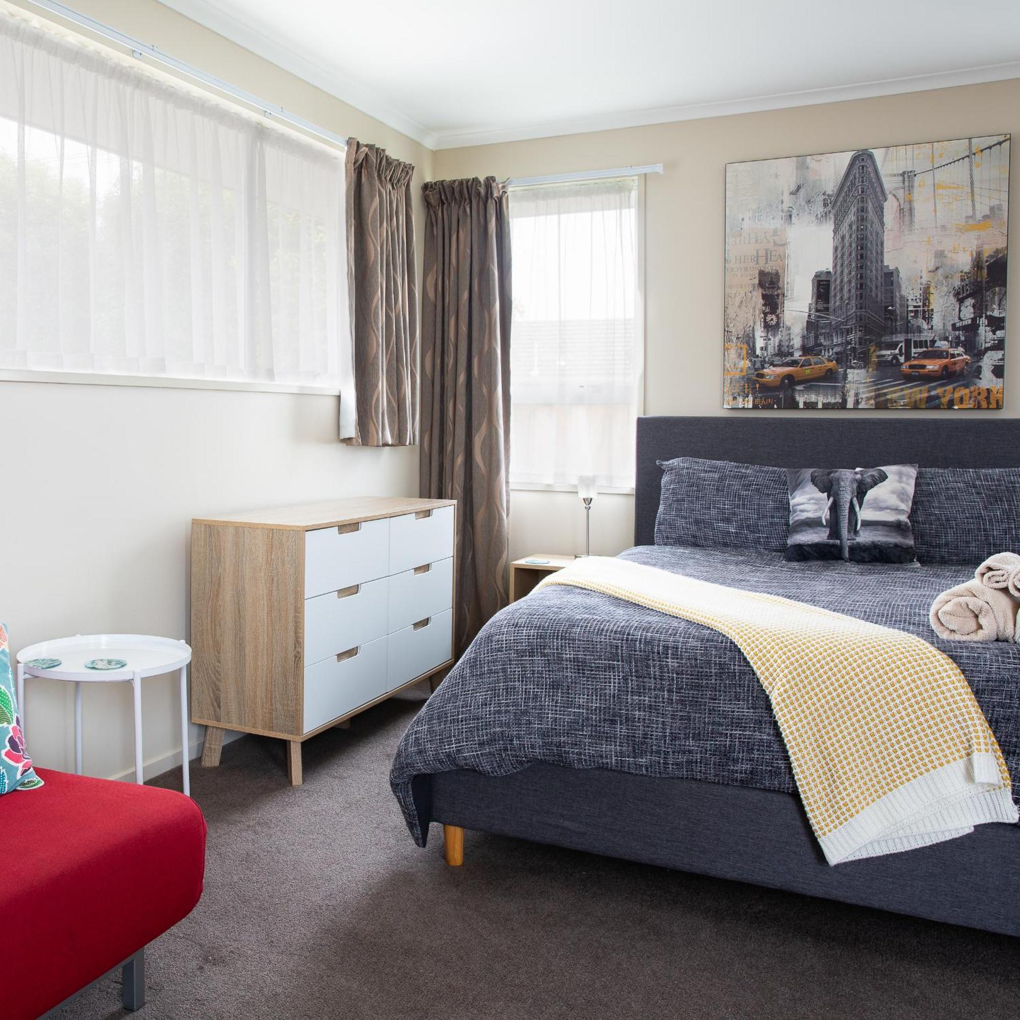 Chic Private Studio 5 Mins From Airport And Shops クライストチャーチ エクステリア 写真